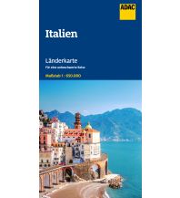 Straßenkarten Italien ADAC Länderkarte Italien 1:650.000 ADAC Verlag
