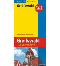 City Maps Falk Stadtplan Extra Standardfaltung Greifswald 1:15 000 Falk Verlag AG
