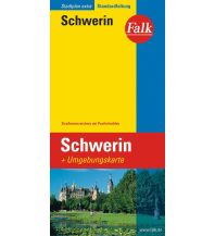 Falk Stadtplan Extra Standardfaltung Schwerin 1:20 000 Falk Verlag AG
