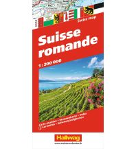 Straßenkarten Suisse Romande Strassenkarte Hallwag Verlag
