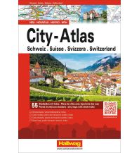 Reise- und Straßenatlanten City-Atlas Schweiz mit 55 Stadtpläne Hallwag Verlag