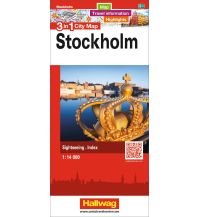 City Maps Stockholm 3 in 1 City Map Hallwag Verlag