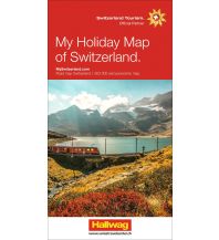 Straßenkarten Schweiz Schweiz Meine Ferienkarte Strassenkarte 1:303 000 Hallwag Verlag