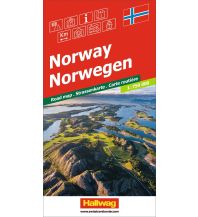 Straßenkarten Norwegen Strassenkarte, 1:750 000 Hallwag Verlag