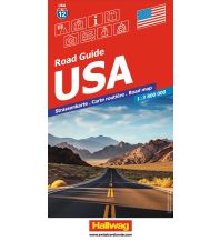 Straßenkarten USA Strassenkarte 1:3,8 Mio. Road Guide No 12 Hallwag Verlag