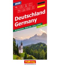 Straßenkarten Deutschland Hallwag Strassenkarte Deutschland 2026 1:750.000 Hallwag Verlag