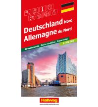 Straßenkarten Deutschland Hallwag Strassenkarte Deutschland Nord 1:500.000 Hallwag Verlag
