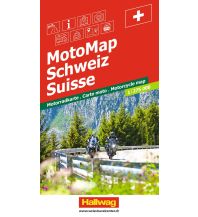 Motorradkarten Hallwag MotoMap Motorradkarte Schweiz 1:275.000 Hallwag Verlag