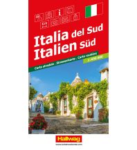 Hallwag Strassenkarte Italien Süd 1:650.000 Hallwag Verlag