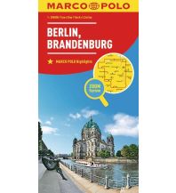 Road Maps MARCO POLO Straßenkarte 4 Deutschland, Berlin - Brandenburg 1:200 000 Mairs Geographischer Verlag Kurt Mair GmbH. & Co.