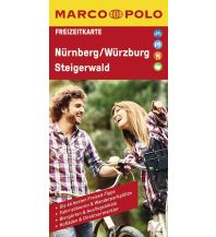 MARCO POLO Freizeitkarte Nürnberg, Würzburg, Steigerwald 1:100 000 Mairs Geographischer Verlag Kurt Mair GmbH. & Co.