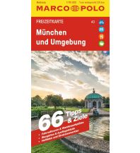Straßenkarten MARCO POLO Freizeitkarte 43 München und Umgebung 1:110.000 Mairs Geographischer Verlag Kurt Mair GmbH. & Co.