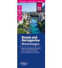 Straßenkarten Montenegro Reise Know-How Landkarte Bosnien-Herzegowina, Montenegro / Bosnia and Herzegovina, Montenegro (1:350.000) Reise Know-How