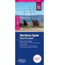 Straßenkarten Spanien Reise Know-How Landkarte Spanien Nord mit Jakobsweg | Northern Spain and Way of St. James (1:350.000) Reise Know-How