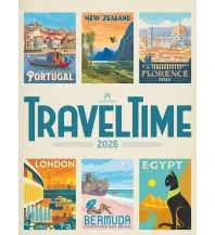Kalender Travel Time - Reise-Plakate Kalender 2026 F.A. Ackermann Kunstverlag