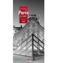 Kalender Paris, je t’aime - Literatur-Kalender 2026 F.A. Ackermann Kunstverlag