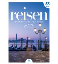 Kalender Reisen - Wochenkalender 2026 F.A. Ackermann Kunstverlag