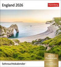 Kalender England Sehnsuchtskalender 2026 - Wochenkalender mit 53 Postkarten Harenberg Kommunikation Verlags- und Medien GmbH & Co. KG