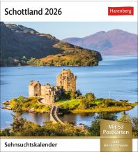 Kalender Schottland Sehnsuchtskalender 2026 - Wochenkalender mit 53 Postkarten Harenberg Kommunikation Verlags- und Medien GmbH & Co. KG