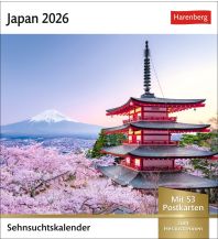 Kalender Japan Sehnsuchtskalender 2026 - Wochenkalender mit 53 Postkarten Harenberg Kommunikation Verlags- und Medien GmbH & Co. KG