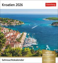 Kalender Kroatien Sehnsuchtskalender 2026 - Wochenkalender mit 53 Postkarten Harenberg Kommunikation Verlags- und Medien GmbH & Co. KG