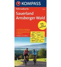 Radkarten Deutschland Radkarte Sauerland - Arnsberger Wald KOMPASS freytag & berndt