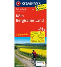 Radkarten Deutschland Radkarte Köln - Bergisches Land Kompass-Karten GmbH