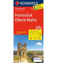 Radkarten Deutschland Radkarte Hunsrück - Obere Nahe Kompass-Karten GmbH