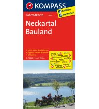 Radkarten Deutschland Radkarte Neckartal - Bauland Kompass-Karten GmbH