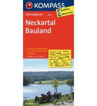 Radkarten Deutschland Radkarte Neckartal - Bauland KOMPASS freytag & berndt