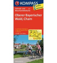 Cycling Maps Germany Radkarte Oberer Bayerischer Wald - Cham Kompass-Karten GmbH