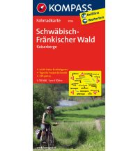 Radkarten Deutschland Radkarte Schwäbisch-Fränkischer Wald - Kaiserberge Kompass-Karten GmbH