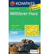 Wanderkarten Harz Mittlerer Harz KOMPASS freytag & berndt