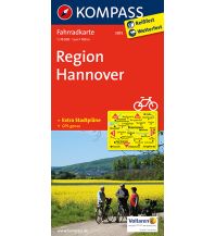 Radkarten Deutschland Radkarte Region Hannover Kompass-Karten GmbH