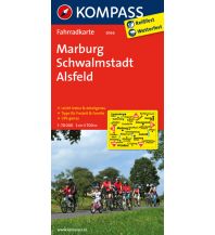 Radkarten Deutschland Radkarte Marburg - Schwalmstadt - Alsfeld Kompass-Karten GmbH