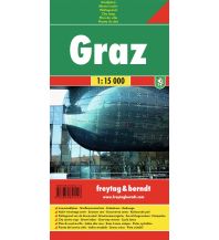 Stadtpläne Graz, Stadtplan 1:15.000 KOMPASS freytag & berndt