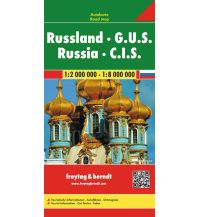 Road Maps Russland - G.U.S., Autokarte 1:2 - 1:8 Mio. Freytag-Berndt und ARTARIA