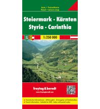 Straßenkarten Österreich freytag & berndt Auto + Freizeitkarte, Steiermark - Kärnten 1:250.000 KOMPASS freytag & berndt