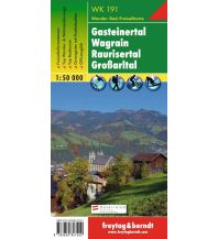 Wanderkarten Salzburg WK 191 Gasteinertal - Wagrain - Raurisertal - Großarltal, Wanderkarte 1:50.000 KOMPASS freytag & berndt