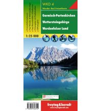 Wanderkarten Bayern WK D 4 Garmisch-Partenkirchen - Wettersteingebirge - Werdenfelser Land, Wanderkarte 1:25.000 KOMPASS freytag & berndt