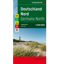 Straßenkarten Deutschland freytag & berndt Auto + Freizeitkarte Deutschland Nord 1:500.000 KOMPASS freytag & berndt