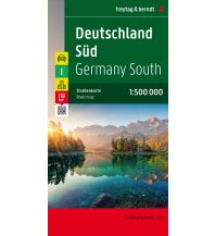 Straßenkarten Deutschland Deutschland Süd, Straßenkarte 1:500.000, freytag & berndt KOMPASS freytag & berndt