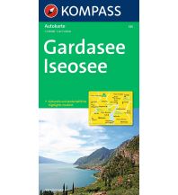Straßenkarten Italien Gardasee - Iseosee KOMPASS freytag & berndt