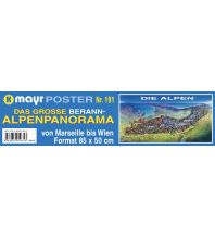 Austria Mayr Panorama Das große Berann-Alpenpanorama KOMPASS freytag & berndt