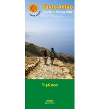 Wanderkarten Cabo Verde Santo Antão 1:55.300 KNV