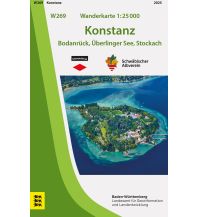 Wanderkarten Deutschland W269 Wanderkarte 1:25 000 Konstanz Landesvermessungsamt Baden-Württemberg