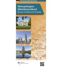 Straßenkarten Deutschland Metropolregion Mitteldeutschland 1:250.000 Bundesamt für Kartographie und Geodäsie