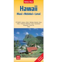 Straßenkarten Nelles Map Hawaii: Maui Molokai KOMPASS freytag & berndt