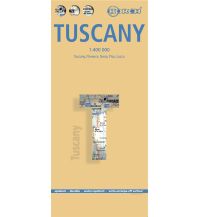 Road Maps Tuscany, Toskana, Borch Map Borch GmbH
