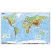 Weltkarten Weltkarte physisch 1:46.000.000 Stiefel GmbH